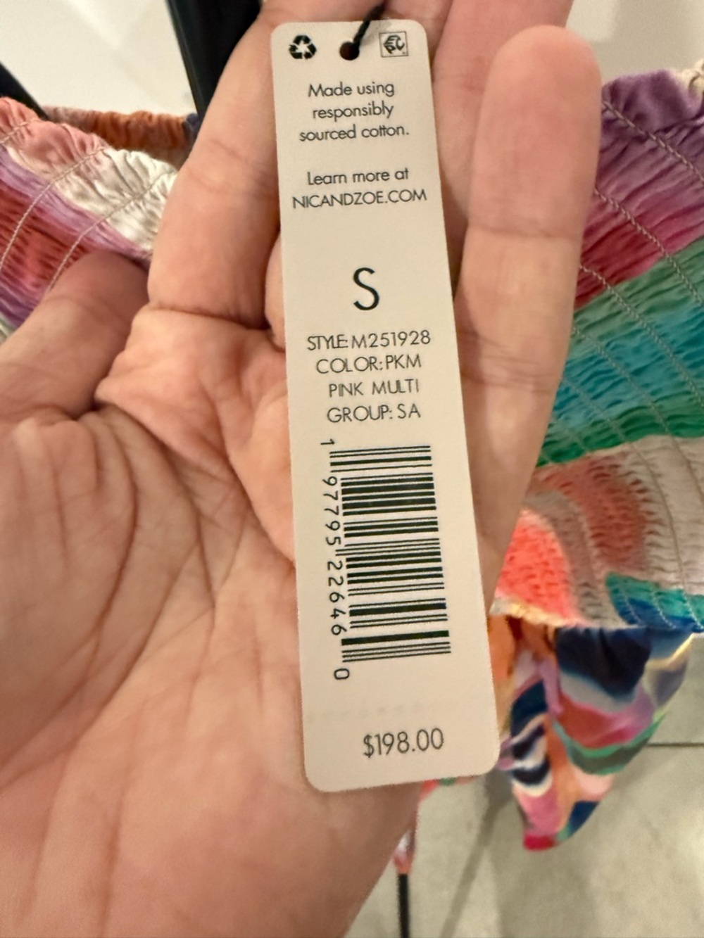 NIC+ZOE Multicolor Geometric Midi Dress - Picture 5 of 5
